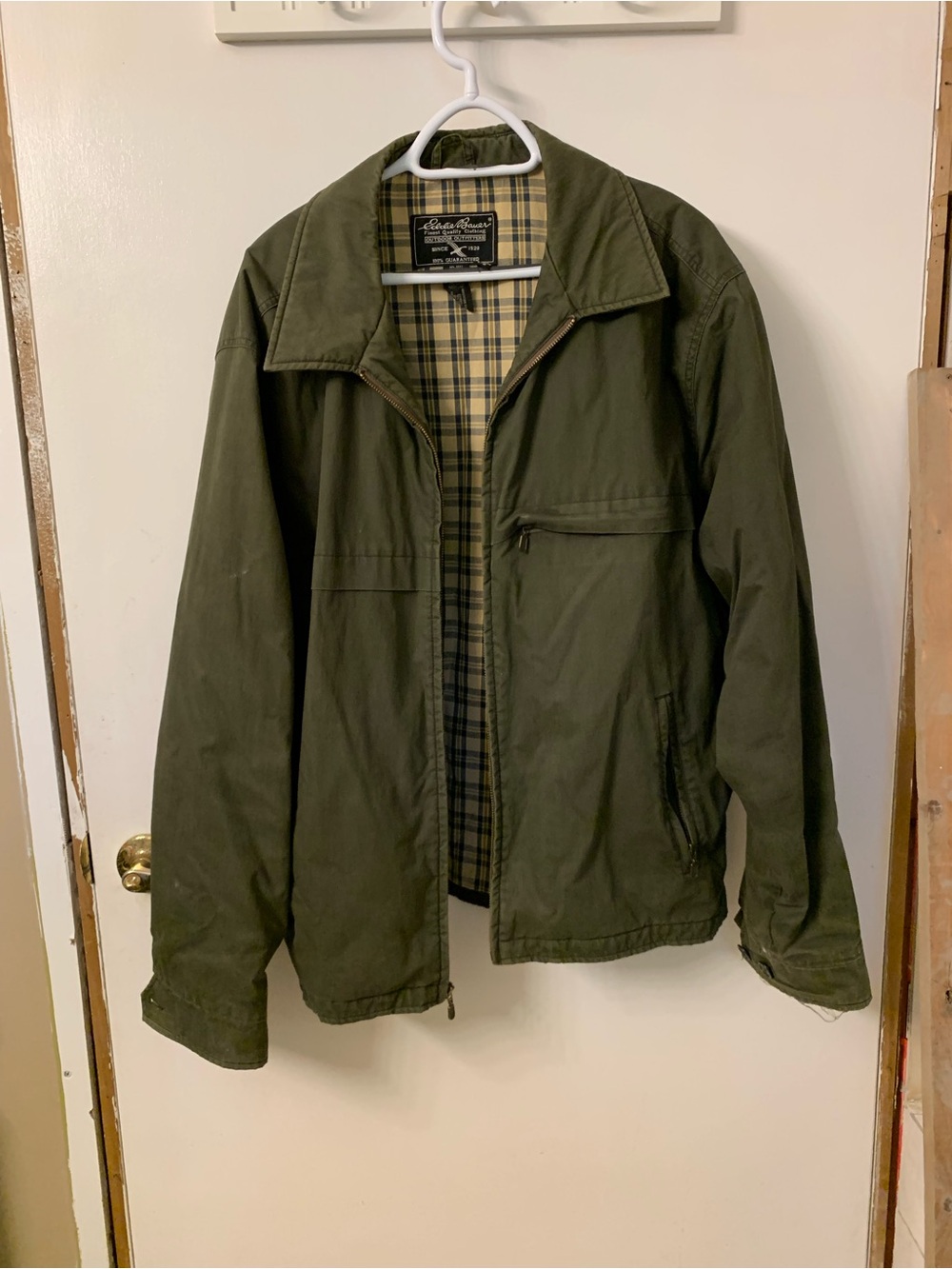 Eddie Bauer Men's Olive Green Field Jacket